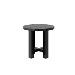 Oversize side table alu black